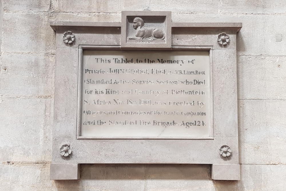Memorial Private John George Edge
