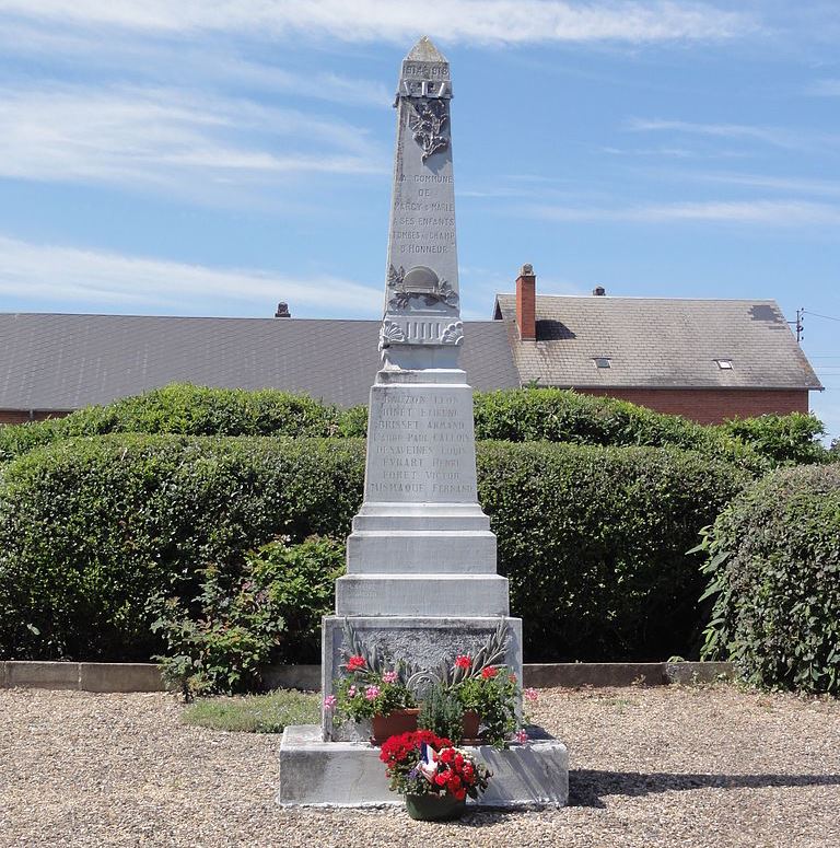 Oorlogsmonument Marcy-sous-Marle