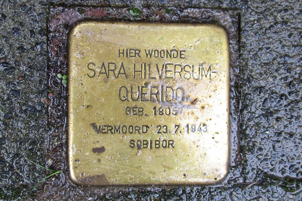 Stolpersteine Bergstraat 6 #4