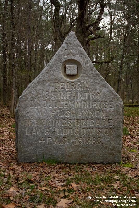 15th Georgia Infantry Monument #1