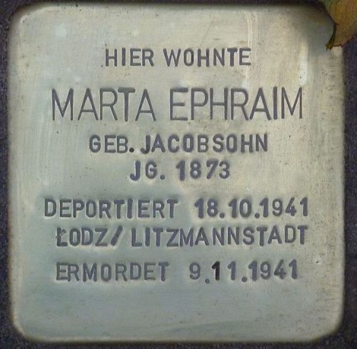 Stolpersteine Fregestrae 80 #2