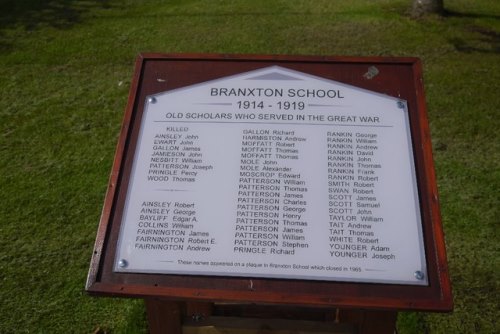 Erelijst Branxton School #1