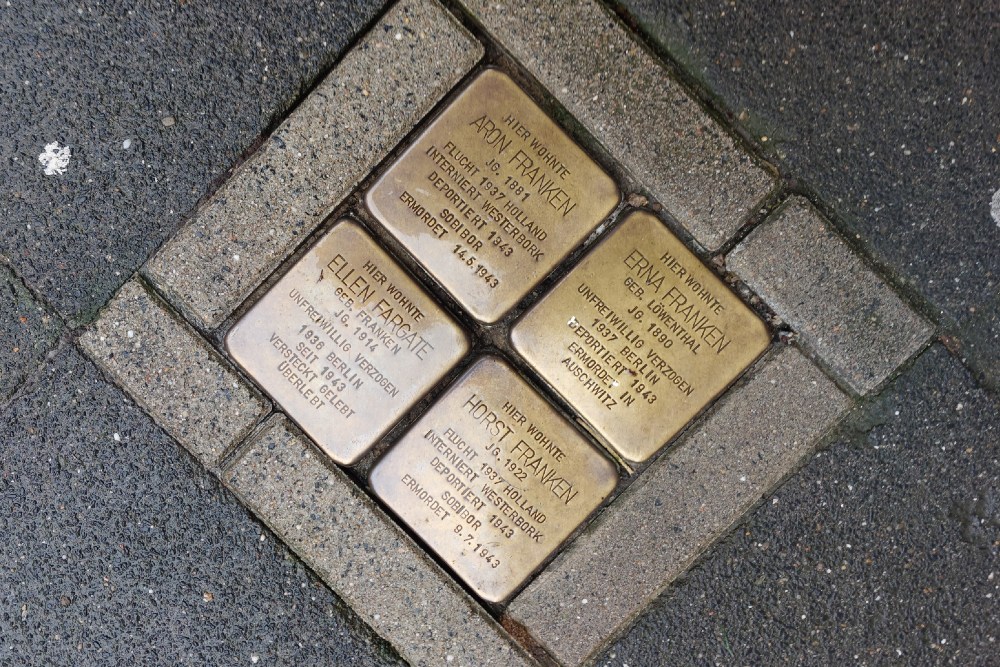 Stumbling Stones Tiergartenstraße 16 #4