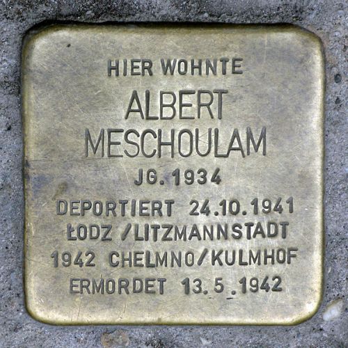 Stolpersteine Ohmstrae 1 #5