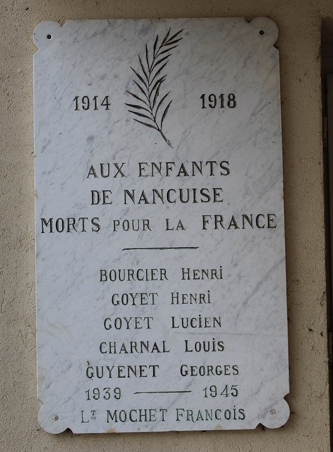 War Memorial Nancuise