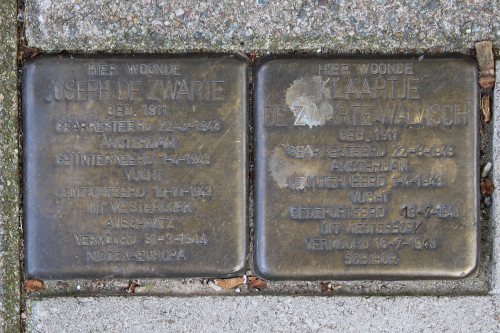 Stumbling Stones Tweede Oosterparkstraat 245