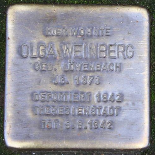 Stolperstein Charlottenstrae 34 #1