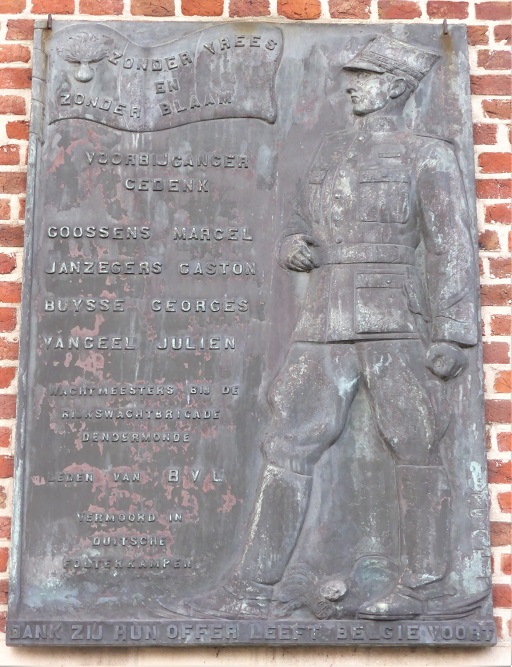 Memorial Gendarmerie Barracks Dendermonde #3