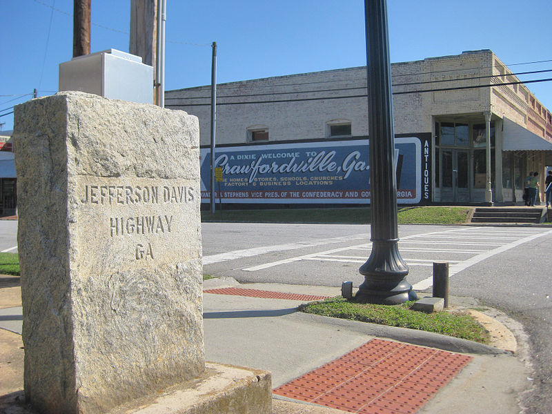 Marker Jefferson Davis Highway