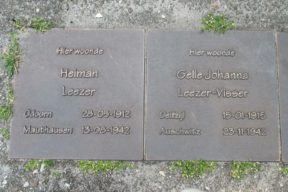 Memorial Stones Boermastraat 10 #2