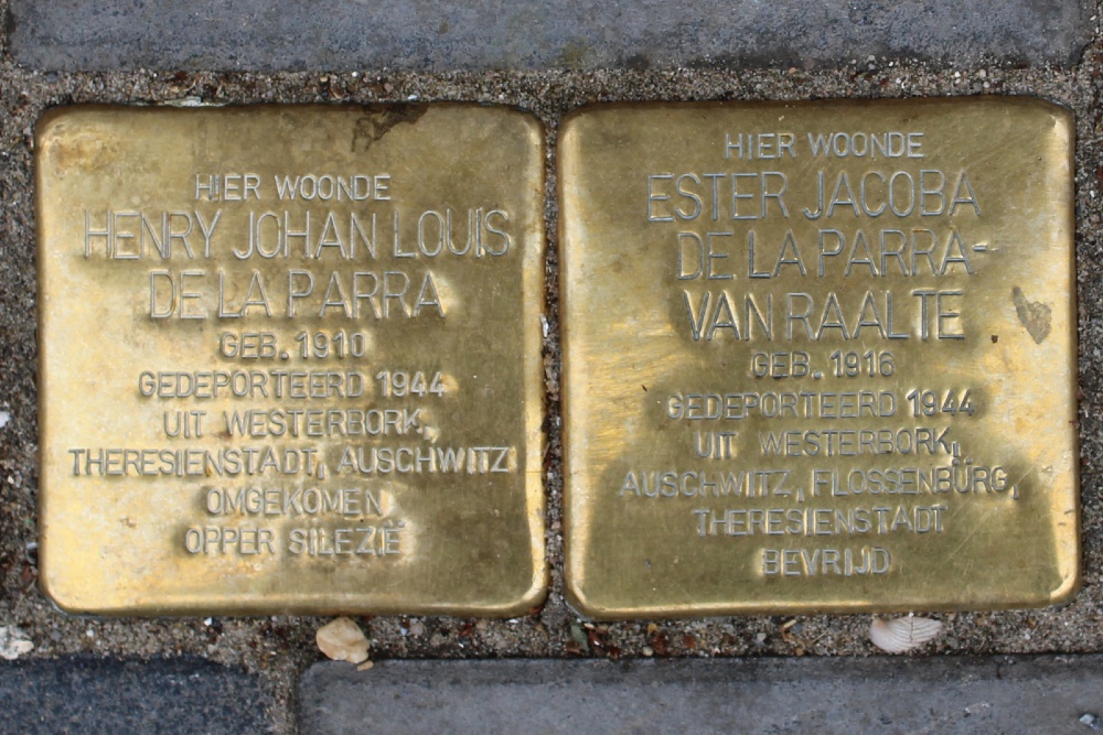 Stolpersteine Theresiastraat 322