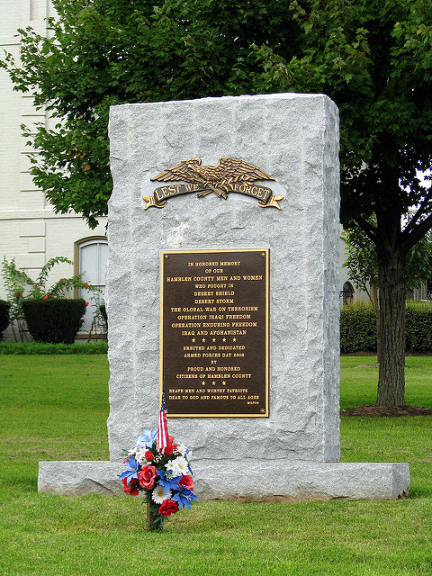 Oorlogsmonument Hamblen County #3