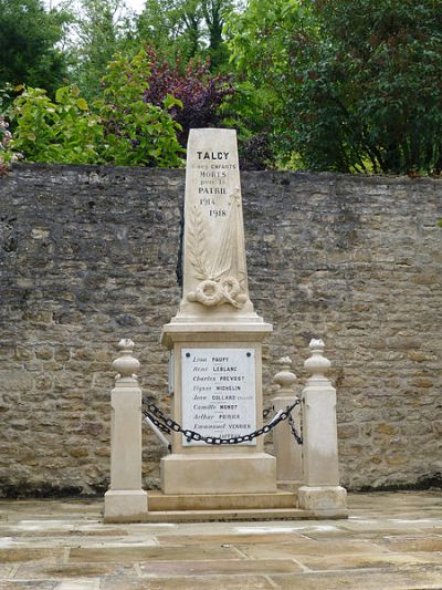 Oorlogsmonument Talcy