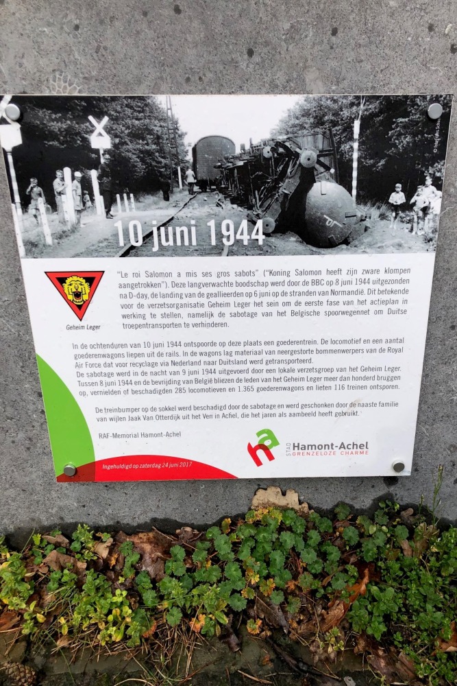 Monument Treinsabotage Juni 1944 #2