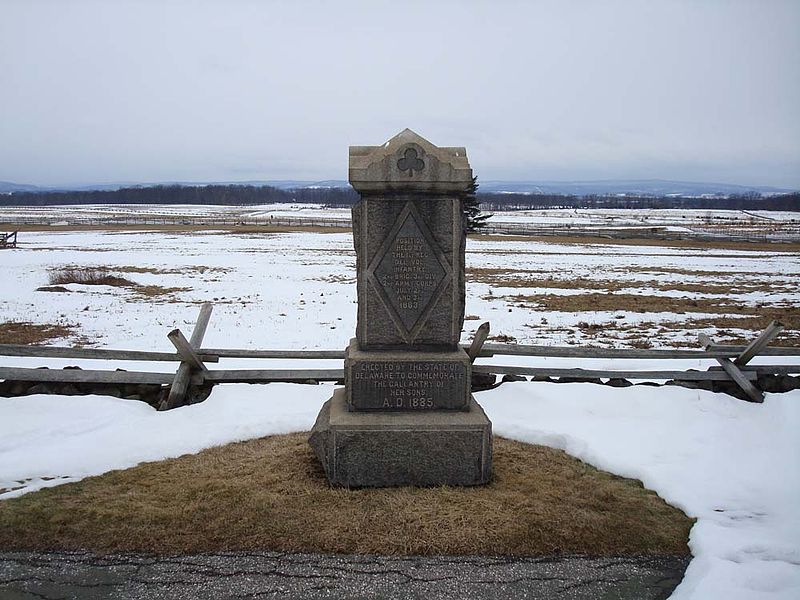 1st Delaware Volunteer Infantry Regiment Monument #1