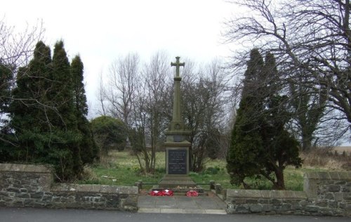 Oorlogsmonument Chevington en Broomhill #1