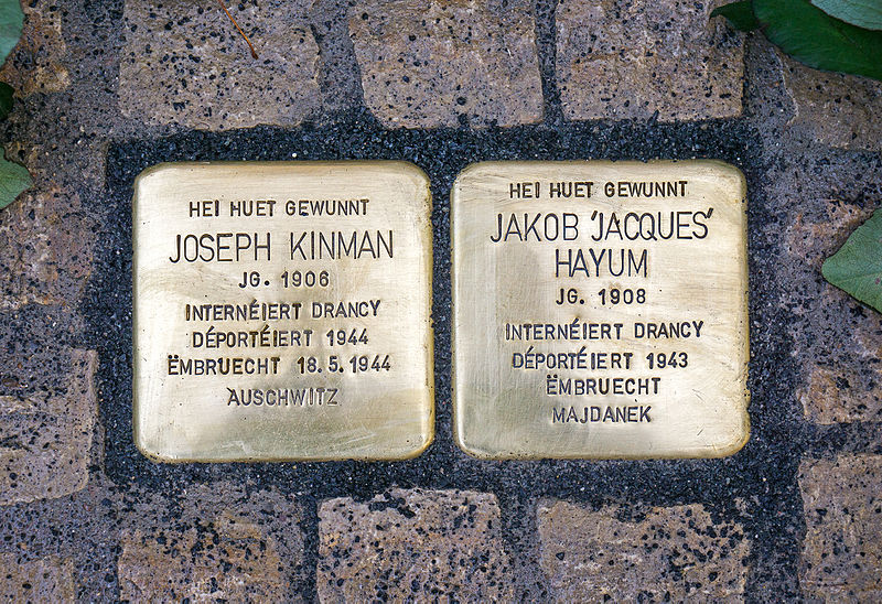 Stolpersteine 4 Avenue Dr. Klein #1