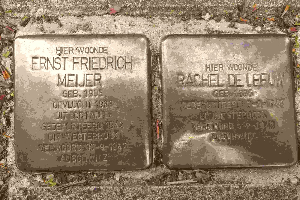 Stolpersteine Generaal de la Reijlaan 11