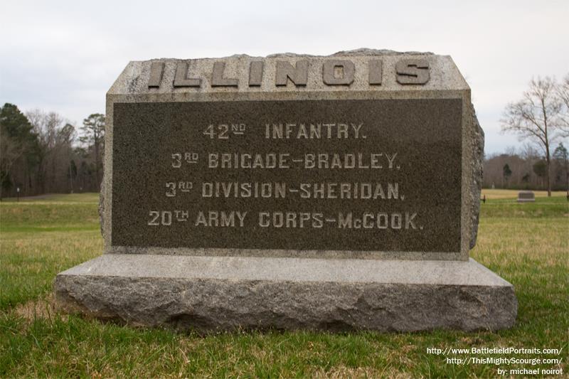 42nd Illinois Infantry Regiment Monument #1