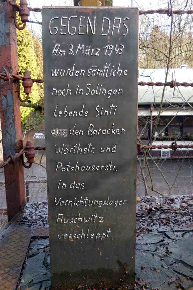 Memorial Sinti from Solingen #2