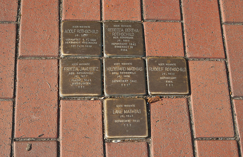 Stumbling Stones Gelderstraße 33