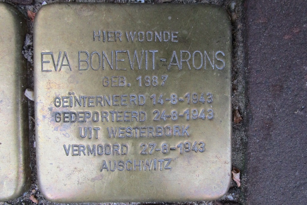 Stolpersteine Nieuwe Amstelstraat voormalig 25 #3