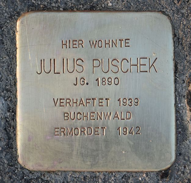 Stumbling Stone Pottendorfer Straße 121 #2