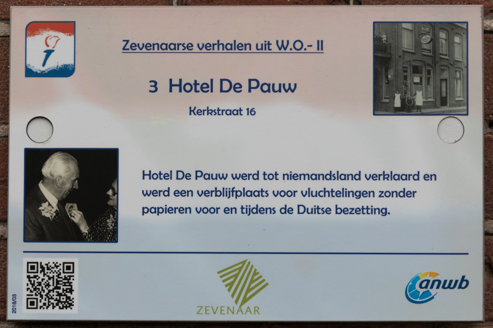 Information Sign 3 The Pauw Hotel #1