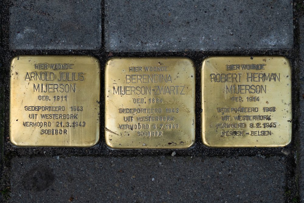 Stolpersteine Keizerstraat 24 (nu Keizerstraat 21)