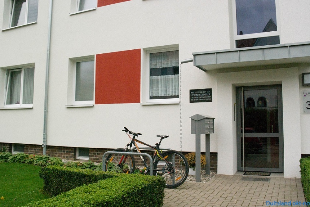 Gedenkteken Voormalige Woning Oskar Schindler Hildesheim #2