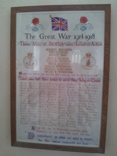 War Memorial St. Mary Church Stiffkey #2