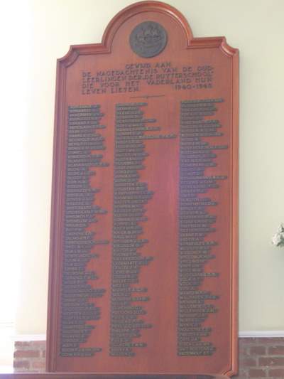 Memorial in the Maritieme Institute 