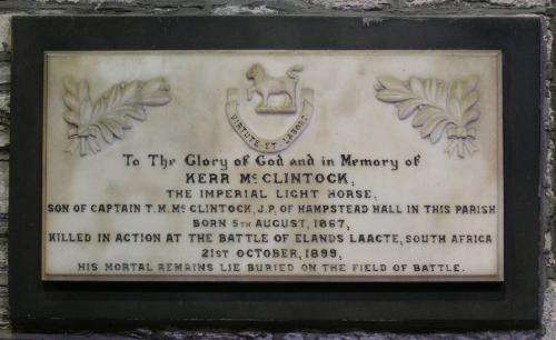 Oorlogsmonument St Columb Cathedral #4