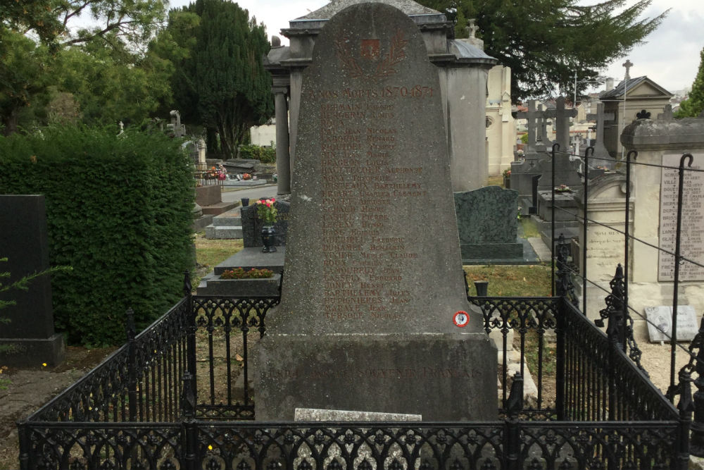 Monument Frans-Duitse Oorlog Cimetière du Nord #1