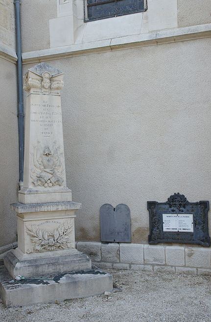 Franco-Prussian War Memorial Tours-sur-Marne #1