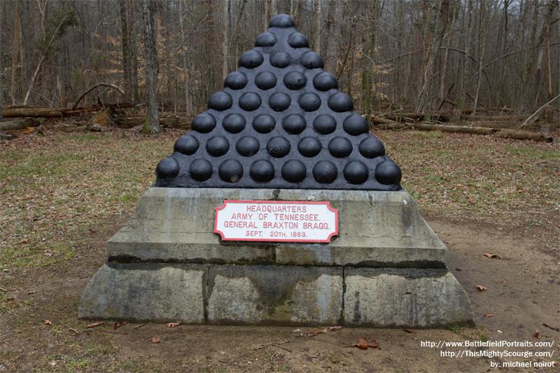 CSA General Braxton Bragg's Headquarters Marker #1
