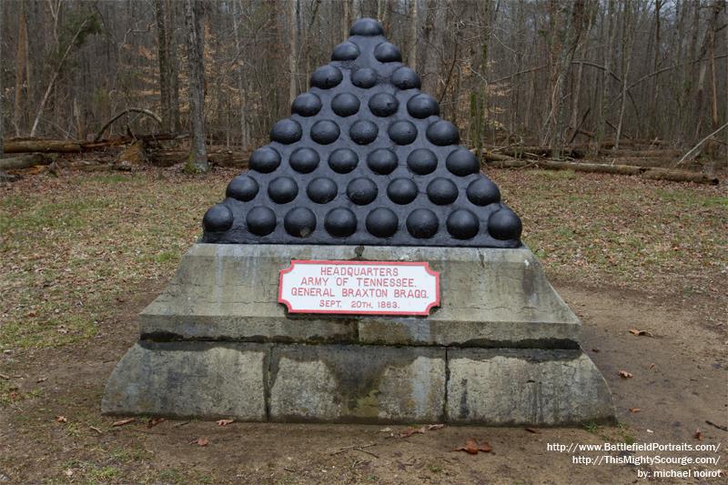 CSA General Braxton Bragg's Headquarters Marker