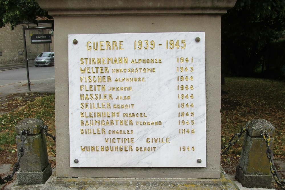 Oorlogsmonument Zimmersheim #4