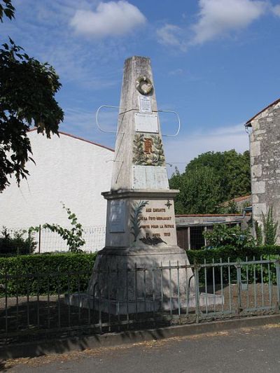 War Memorial La Foye-Monjault
