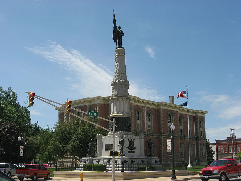 Monument Amerikaanse Burgeroorlog Randolph County