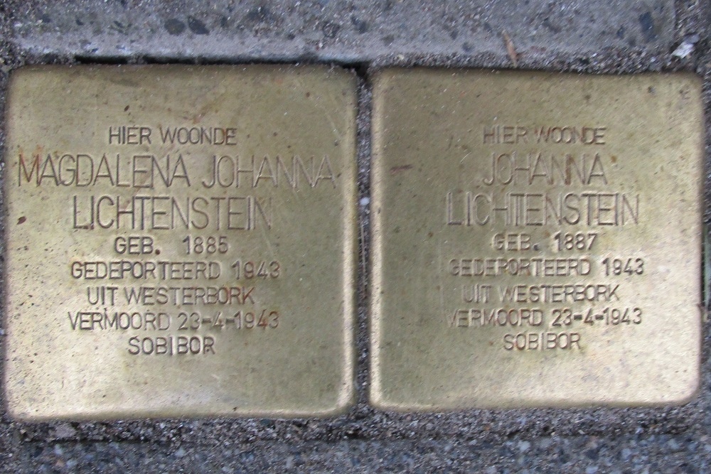 Stolpersteine Lisstraat 25b