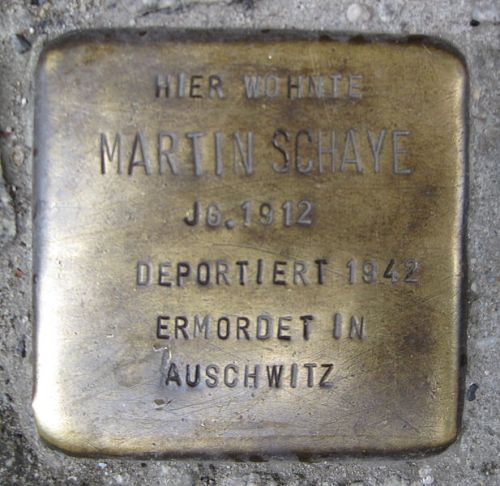 Stolpersteine Steinstraße 2 #5