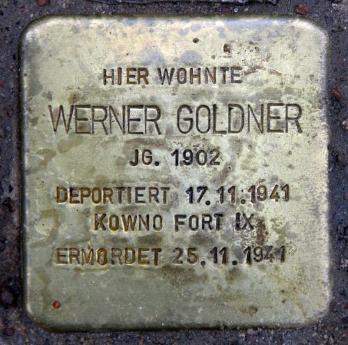 Stolperstein Kalischer Strae 28 #1