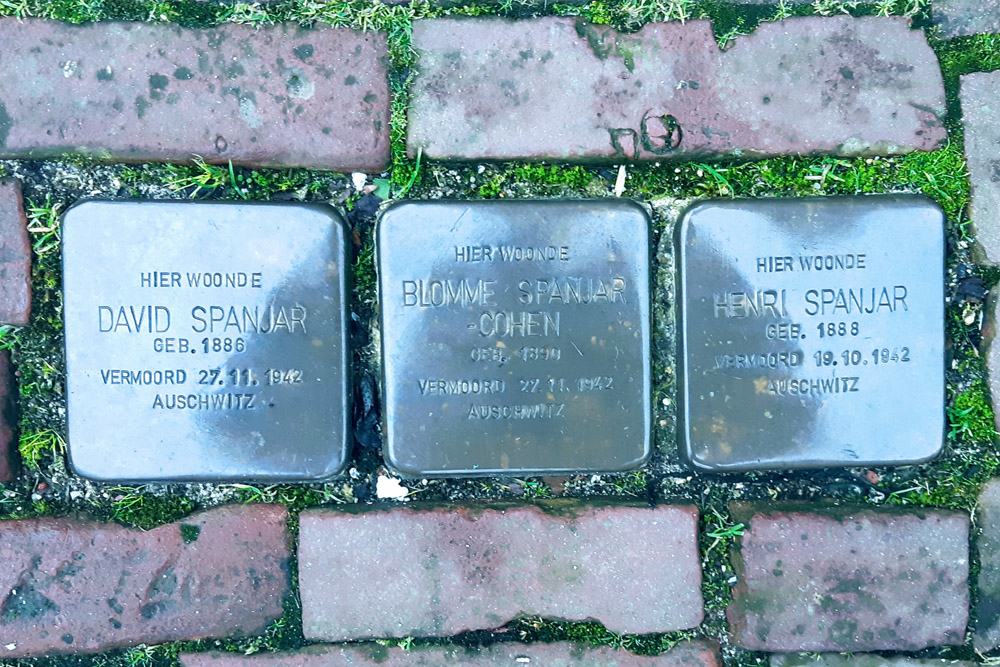 Stolpersteine Grote Kerkplein 14 (was Praubstraat 1)