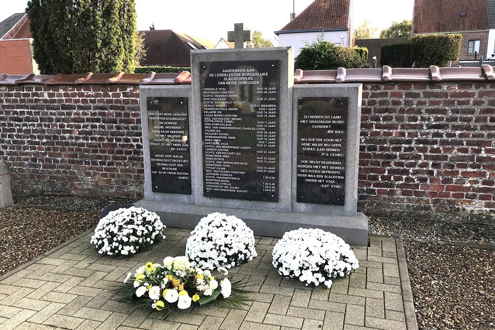 Gedenkteken Burgerslachtoffers Lendelede #1