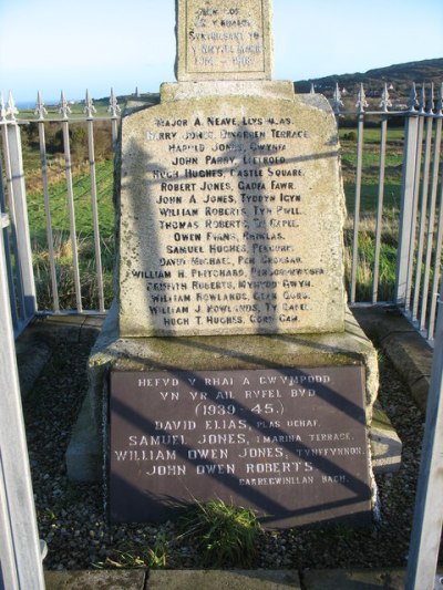 War Memorial Penysarn #2