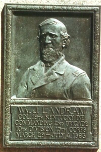 Gedenkteken Colonel William J. Landram (Union) #1