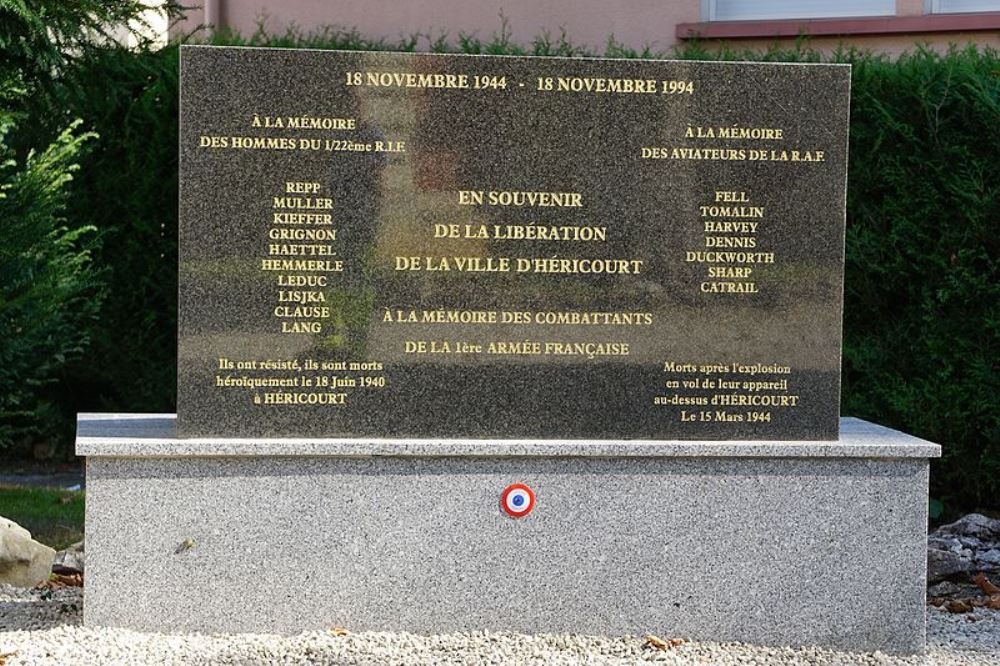 Monument Bevrijding Hricourt