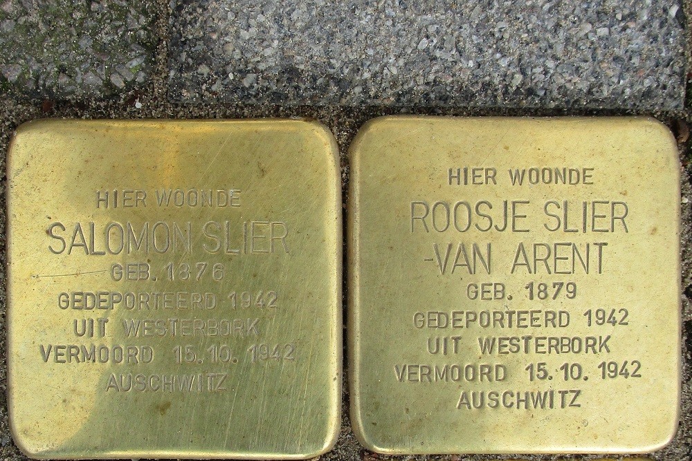 Stolpersteine Van der Takstraat 50 #2