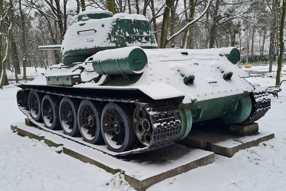 T-34/85 Tank & 76mm M1942 (ZiS-3) Guns Grudziadz #5